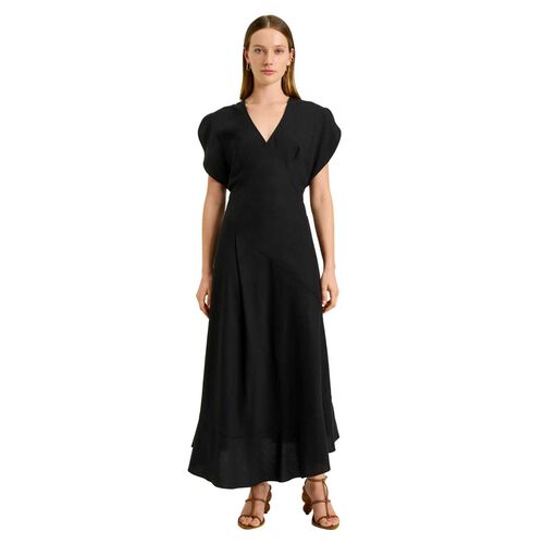 Veronika Maine Tencel Cotton Bias Empire Line Dress